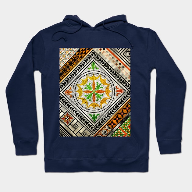 colorful arabic mosaic design Hoodie by brighter bolder louder